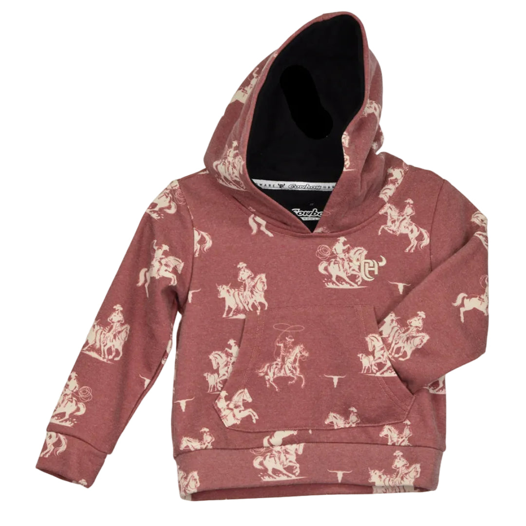 Cowboy Hardware Boys' Fleece Desert Bronc Hoodie
