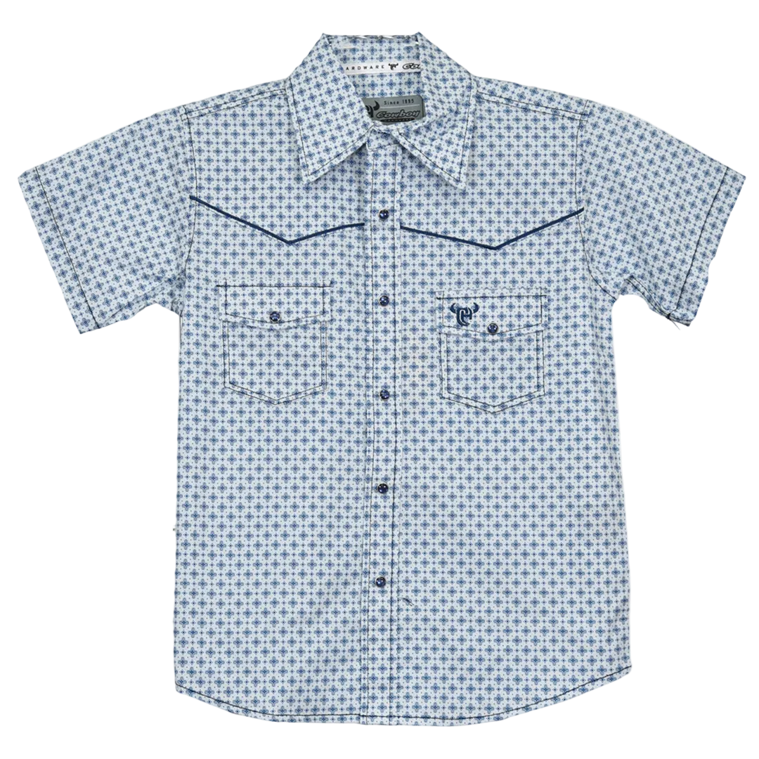 Chemise à pression à carreaux pour tout-petits garçons Cowboy Hardware