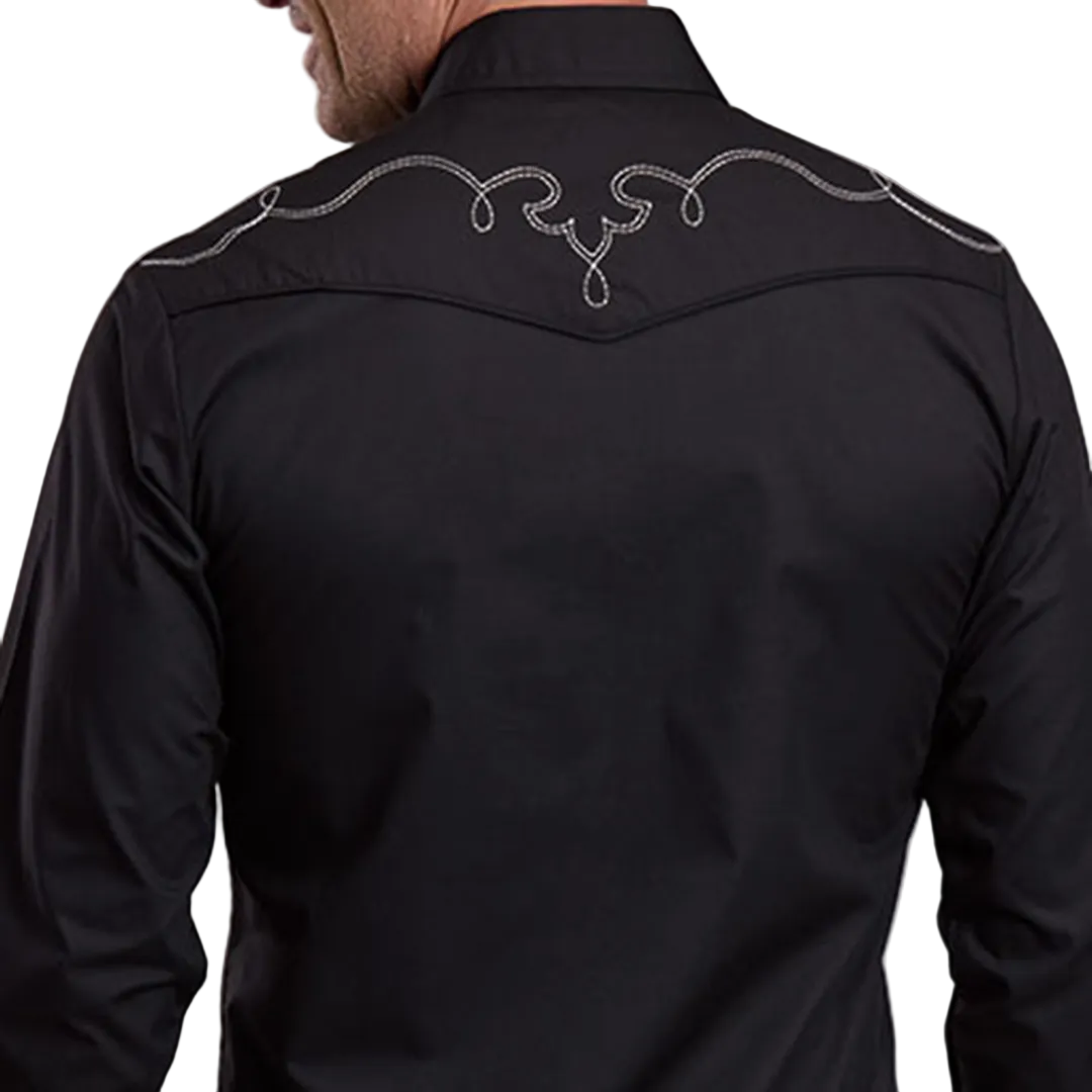 Chemise à manches longues et boutons-pression imprimée Aztec Roper pour homme de la collection West Made