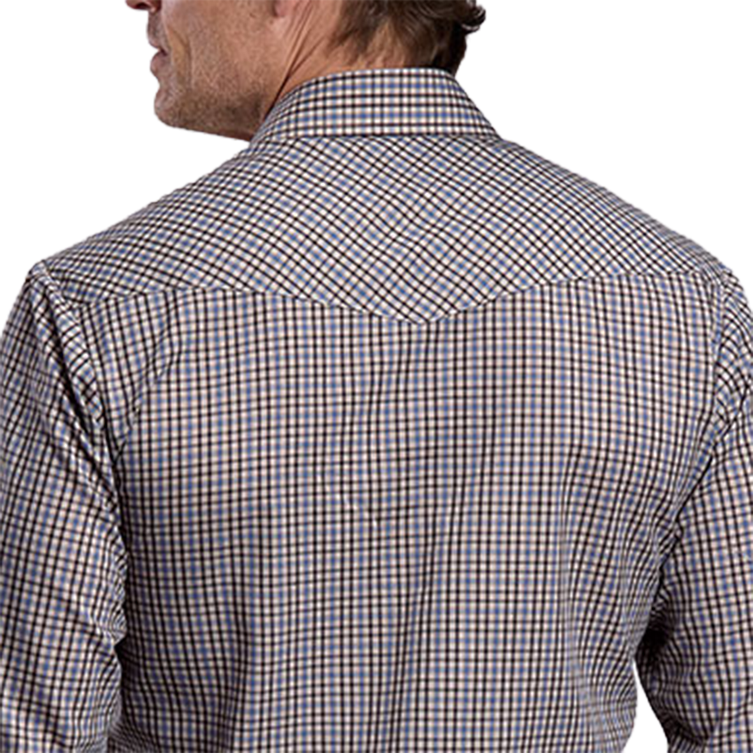 Chemise à manches longues boutonnée à imprimé intégral pour homme de la collection Amarillo de Roper