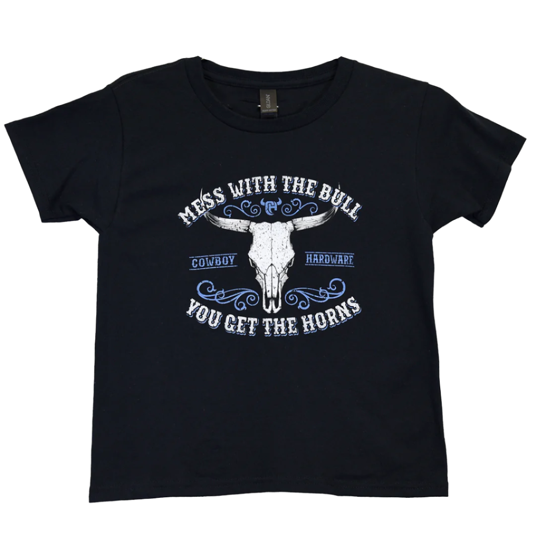 Cowboy Hardware Boys' Mess With The Bull T-shirt