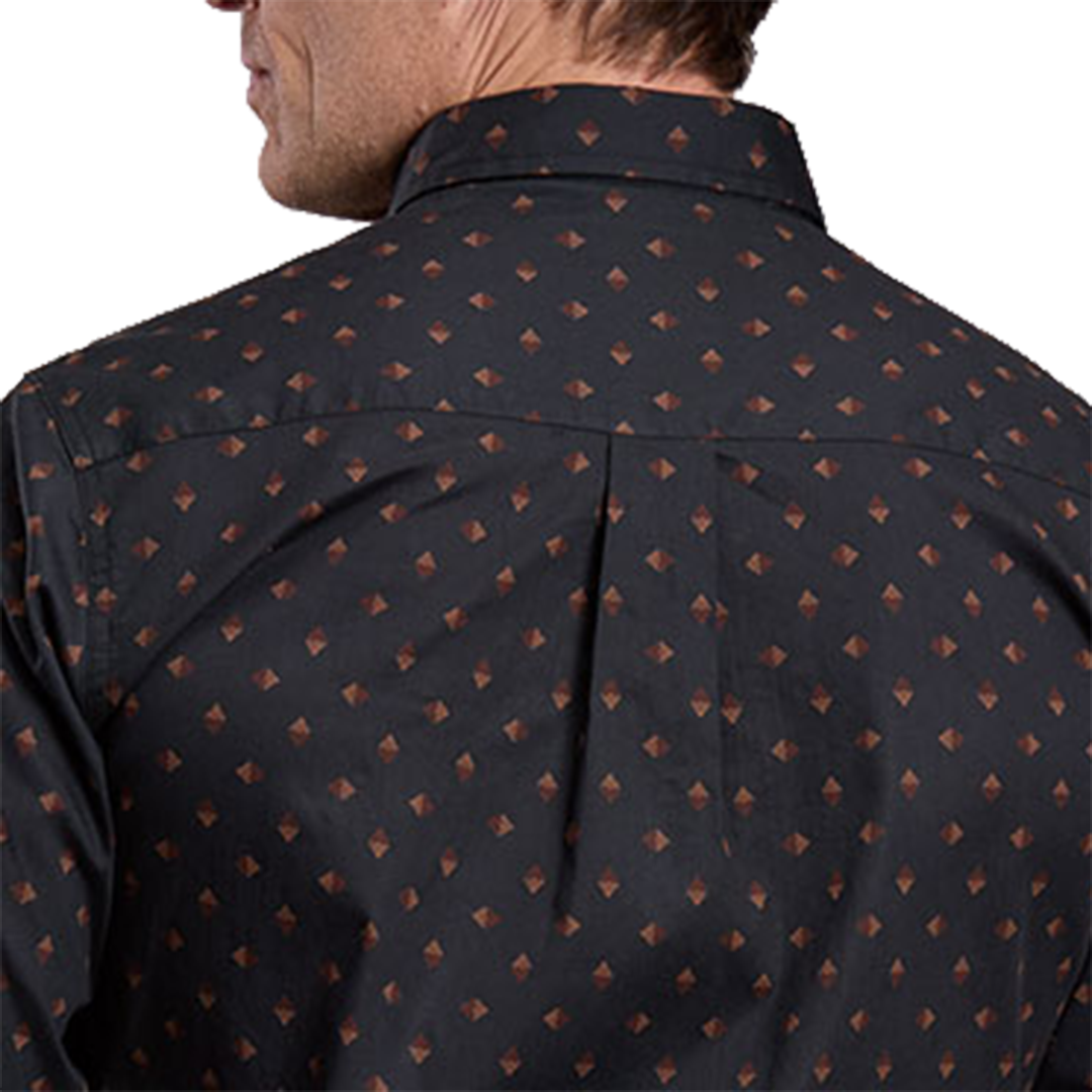 Roper Men's West Made Collection Aztec Printed Long Sleeve Snap Shirt