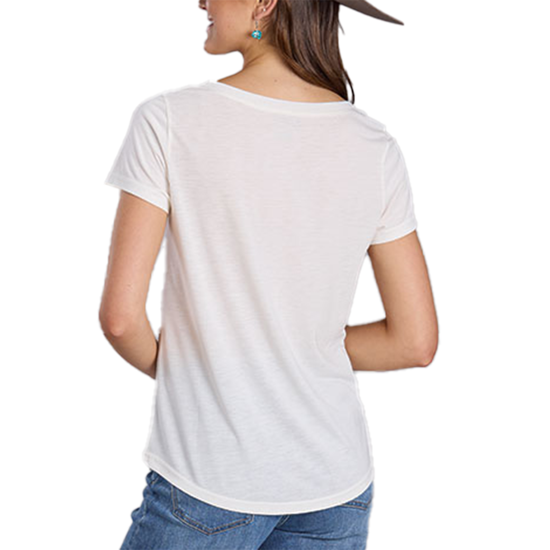 T-shirt sérigraphié Roper pour femme