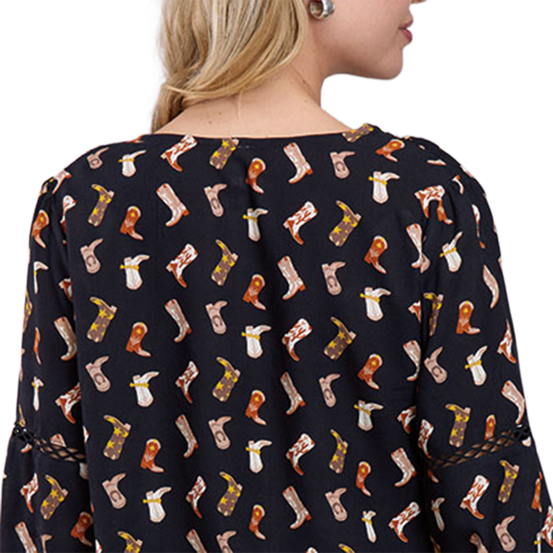 Roper Women's Boot Printed Blouse