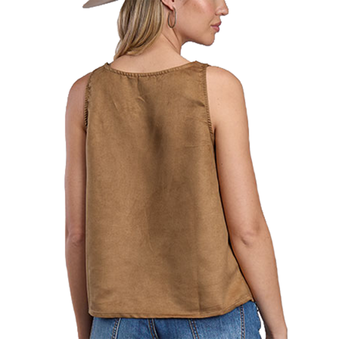 Roper Women's Faux Suede Tank Top
