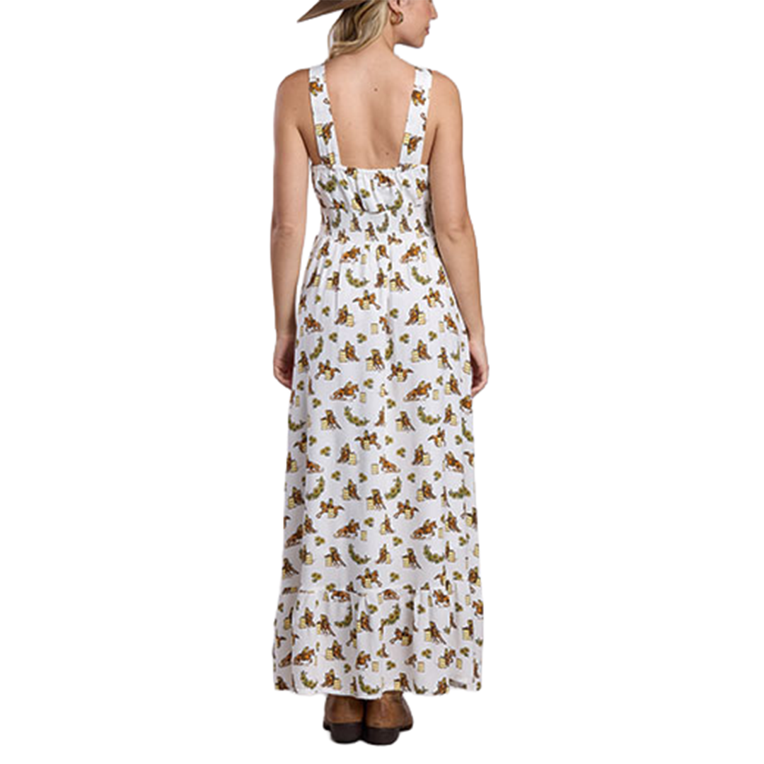 Robe longue imprimée Barrel Racers pour femme Roper