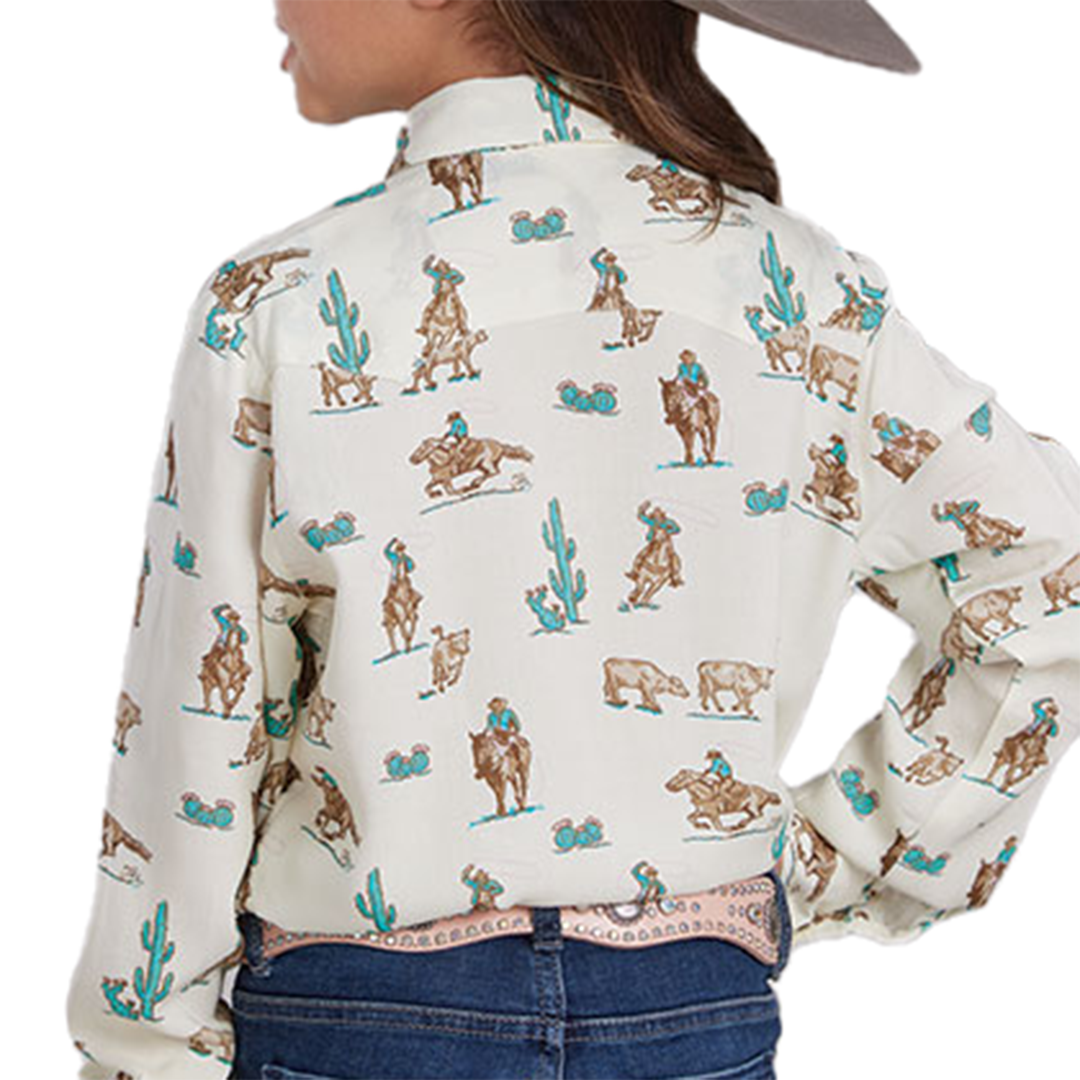 Roper Girls' Western Blouse