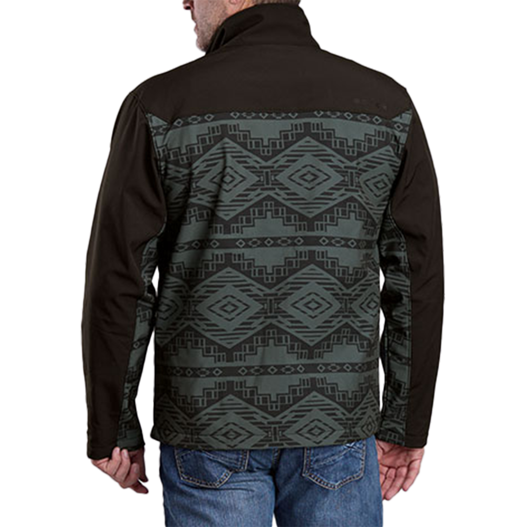Roper Men's Contrast Aztec Softshell Jacket
