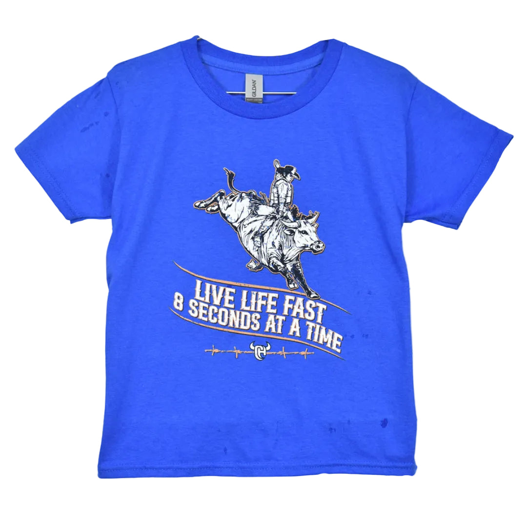 Cowboy Hardware Toddler Boys' 8 Seconds T-shirt