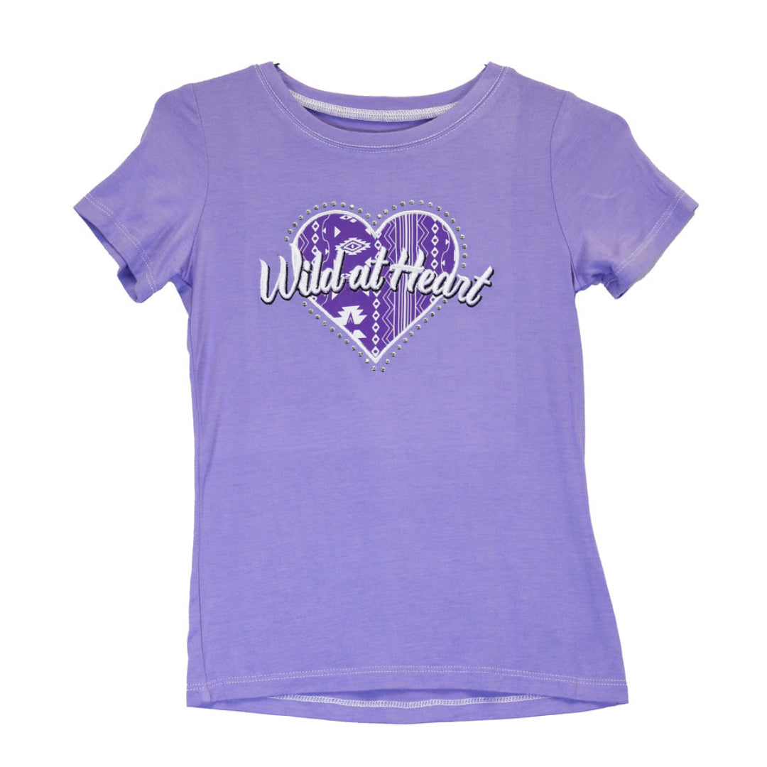 Cowgirl Hardware Girls' Wild At Heart T-Shirt