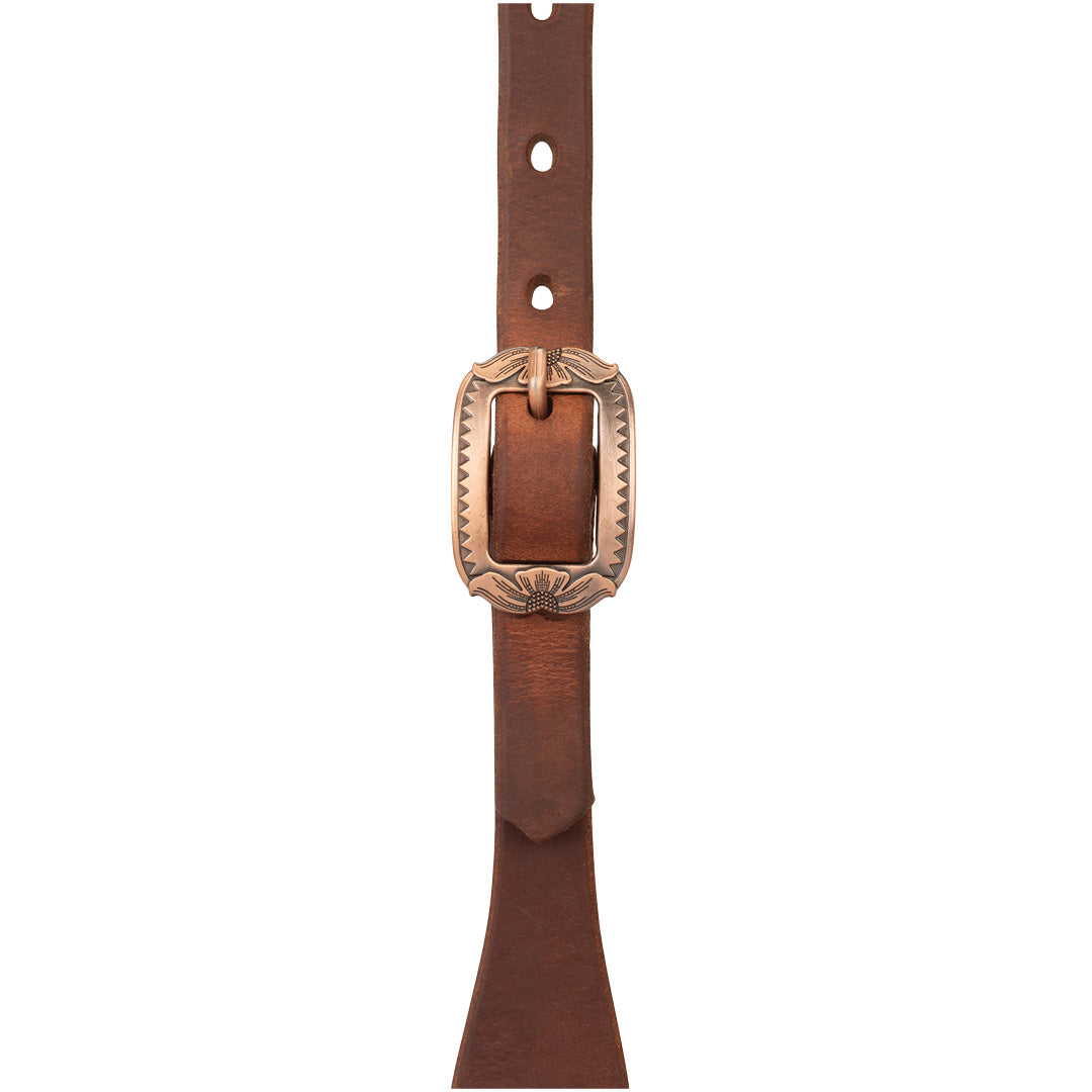 Bridon Weaver Protack avec frontal et boucles design – Boucle à ardillon Saltlick Center Bar