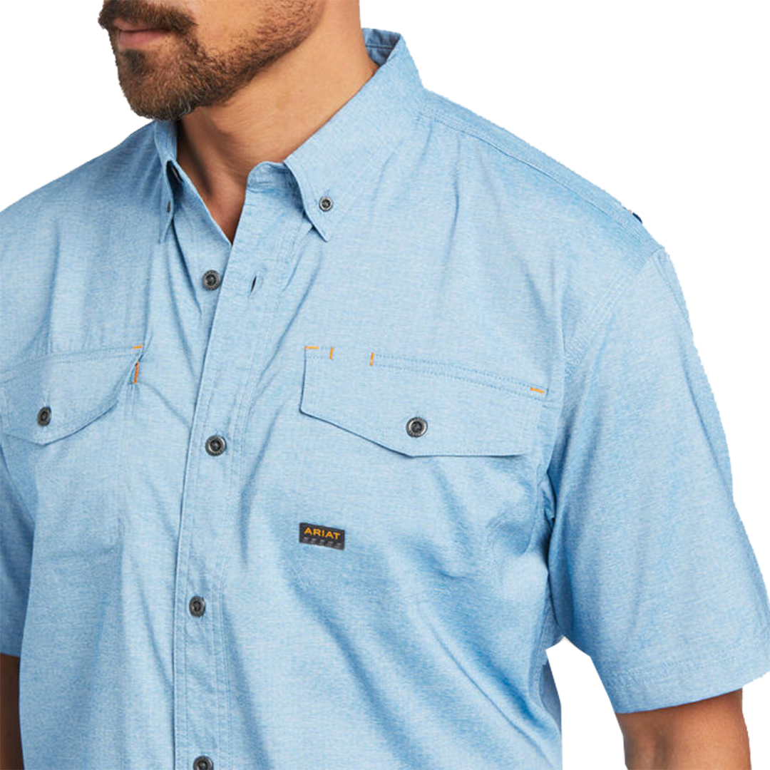 Chemise Ariat homme Rebar Made Tough VentTEK DuraStretch