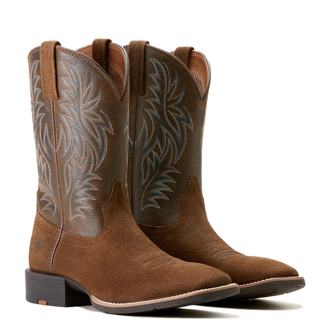 Bottes de cowboy Ariat Sport à bout carré large pour homme