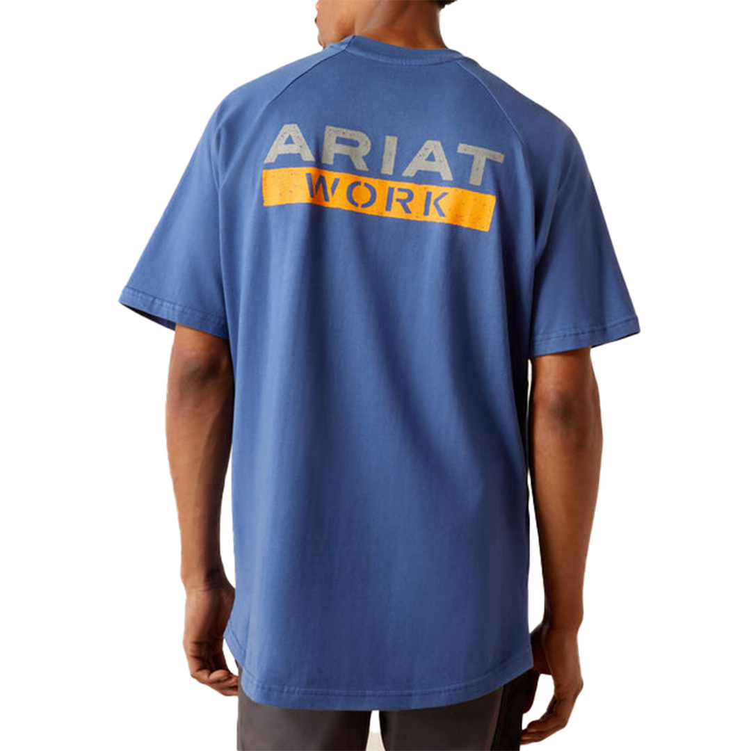 T-shirt à logo Rebar Cotton Strong pour homme Ariat