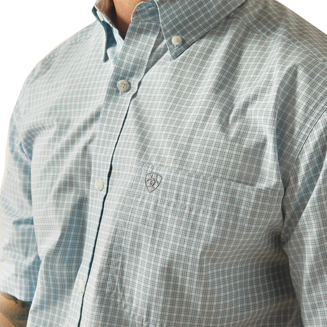 Chemise à manches courtes Ariat Pro Series Glennie coupe classique pour homme
