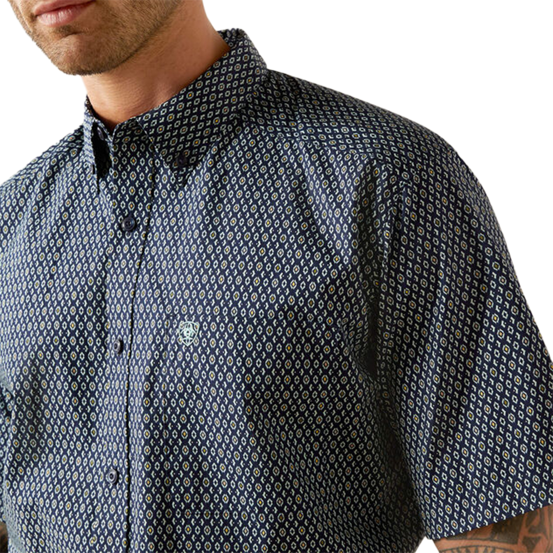 Chemise boutonnée Ariat Clark à manches courtes pour homme