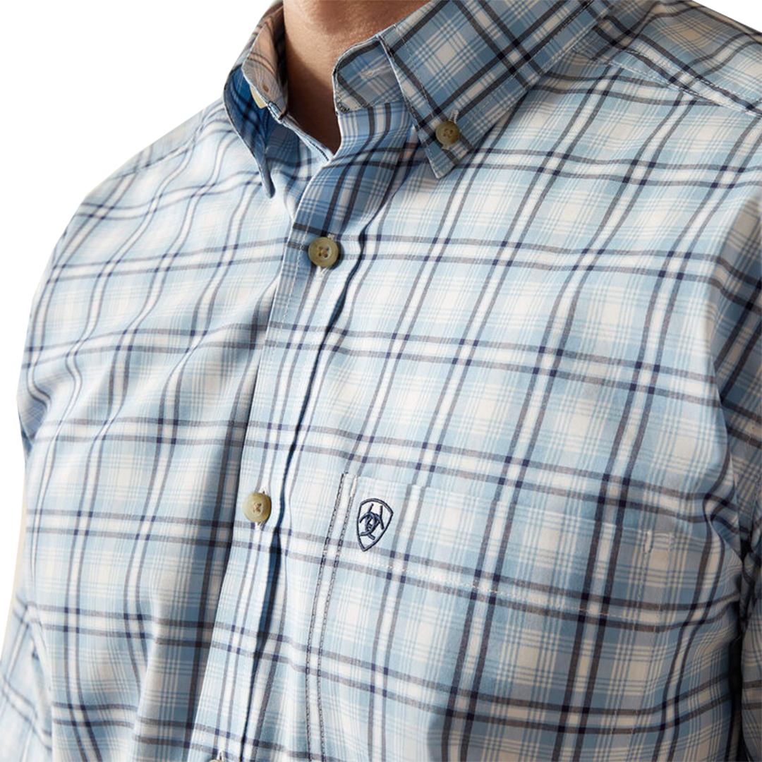 Chemise boutonnée à manches courtes Ariat Pro Series Cal Classic Fit pour homme