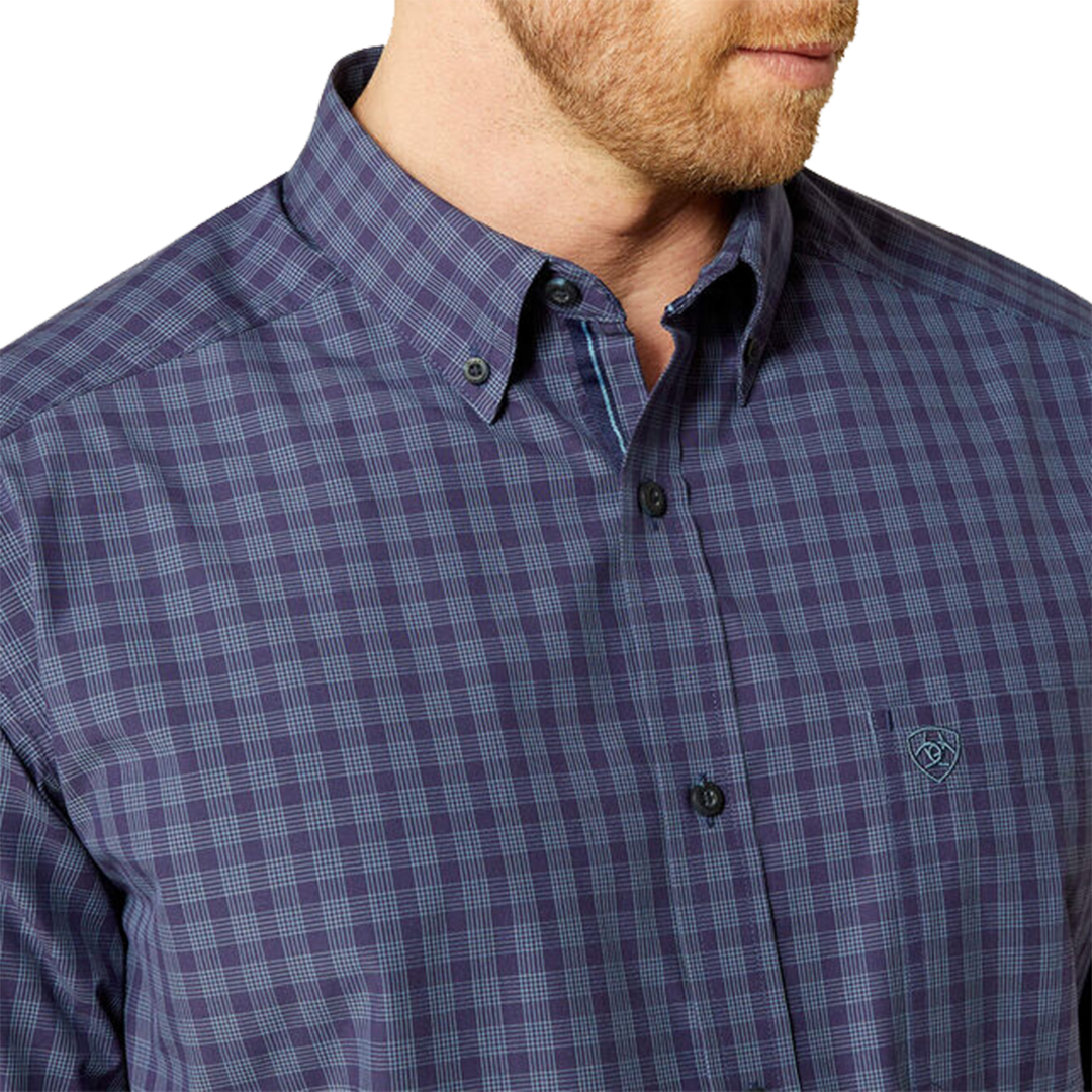 Chemise boutonnée à manches longues coupe classique Tate Pro Series Ariat pour homme