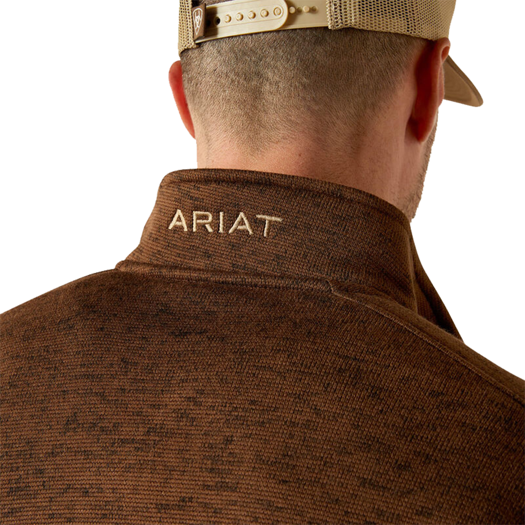 Ariat Men's Caldwell Logo 1/4 Zip Sweater