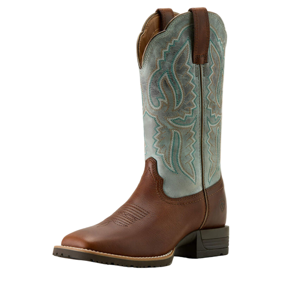 Ariat Women's Hybrid Ranchwork Wide Square Toe Western Boot