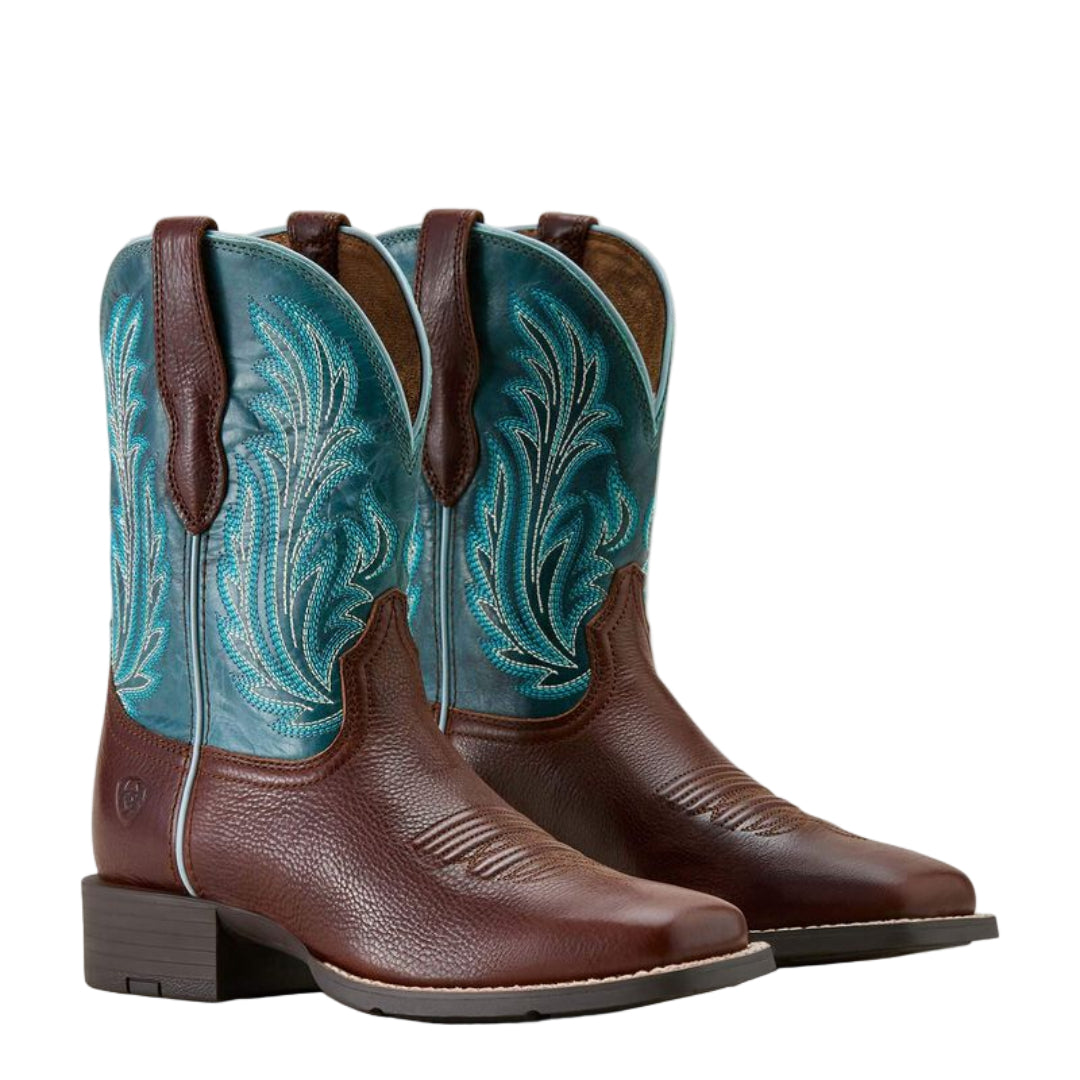 Ariat Women's Round Up Filly Wide Square Toe Western Boot