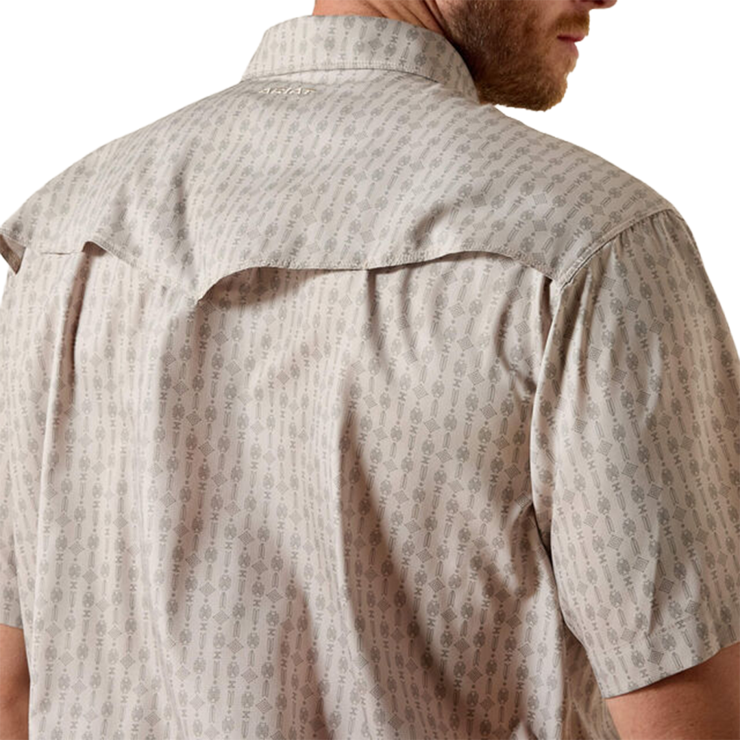 Ariat Men's Western VentTEK Classic Fit Short Sleeve Snap Shirt