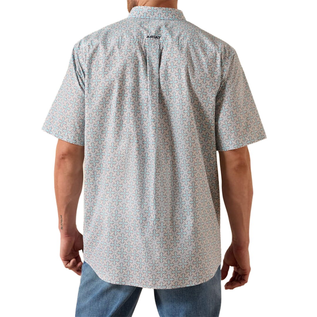 Chemise boutonnée à manches courtes Ariat Pro Series Cal Classic Fit pour homme