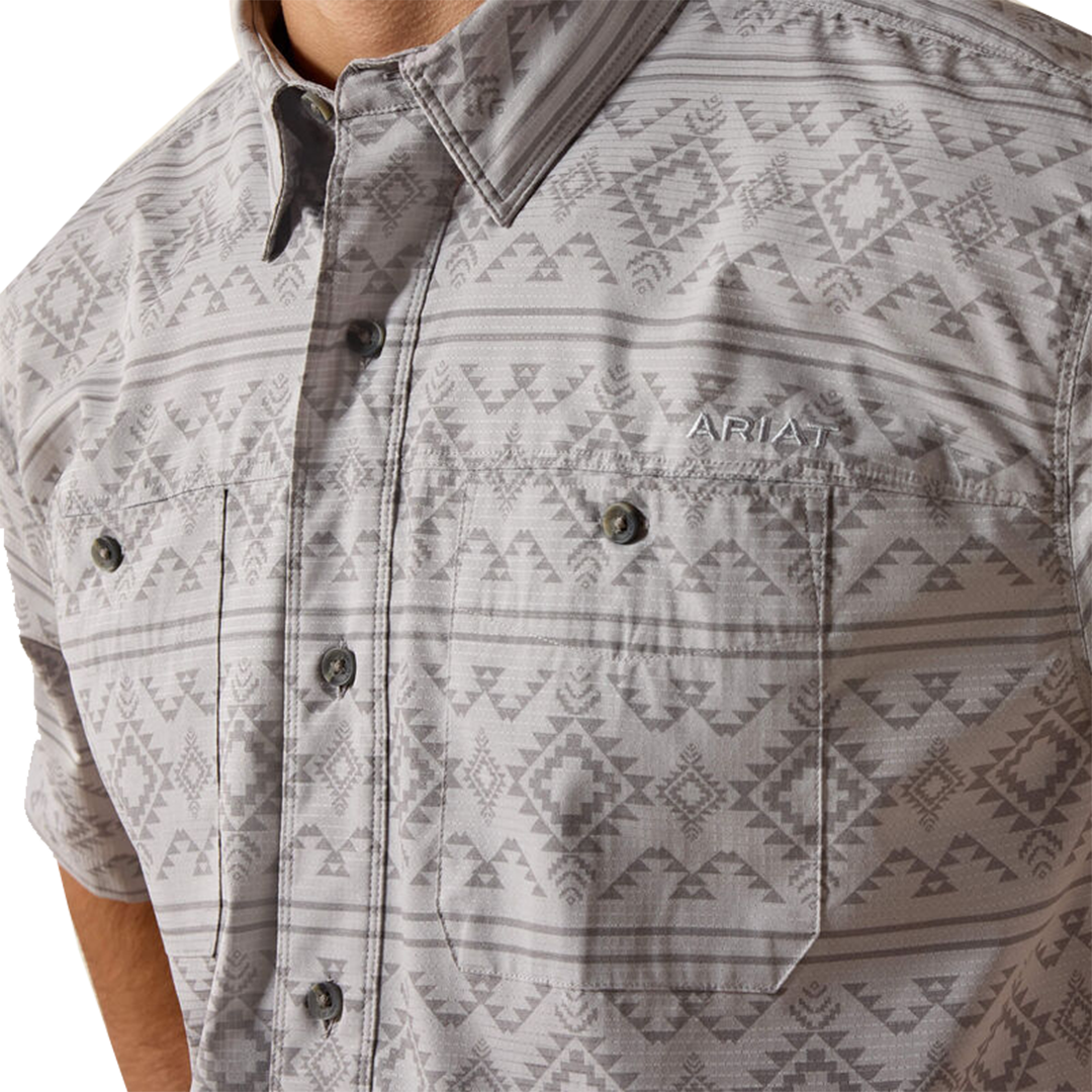 Ariat Men's Printed 360 Airflow Classic Fit Short Sleeve Button Shirt