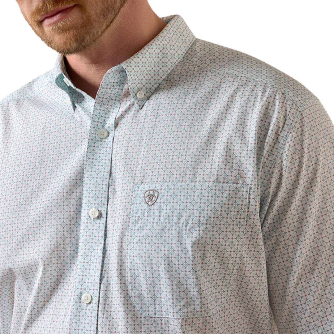 Chemise boutonnée à manches courtes Ariat Pro Series Cal Classic Fit pour homme