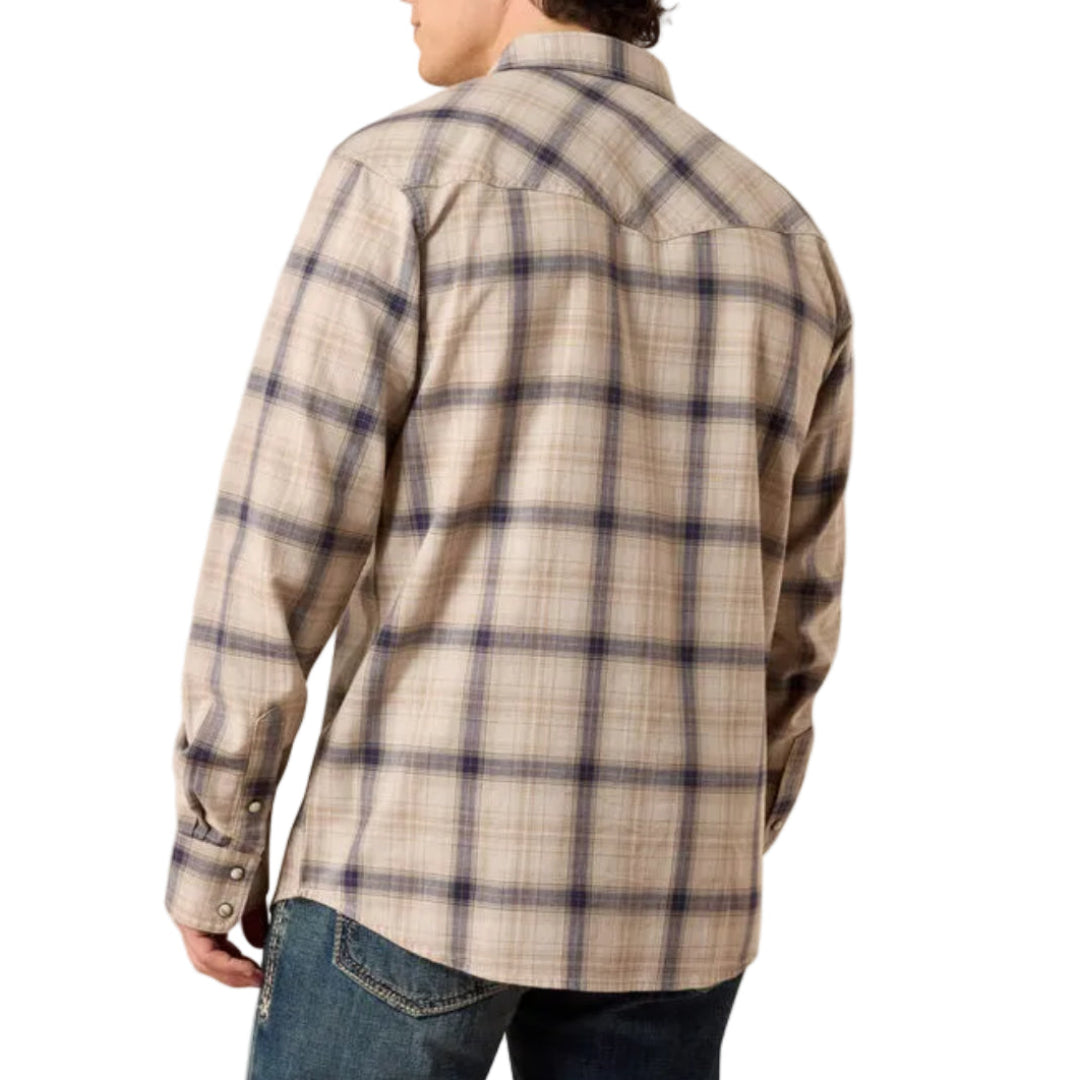 Chemise boutonnée à manches longues avec logo Ariat pour homme
