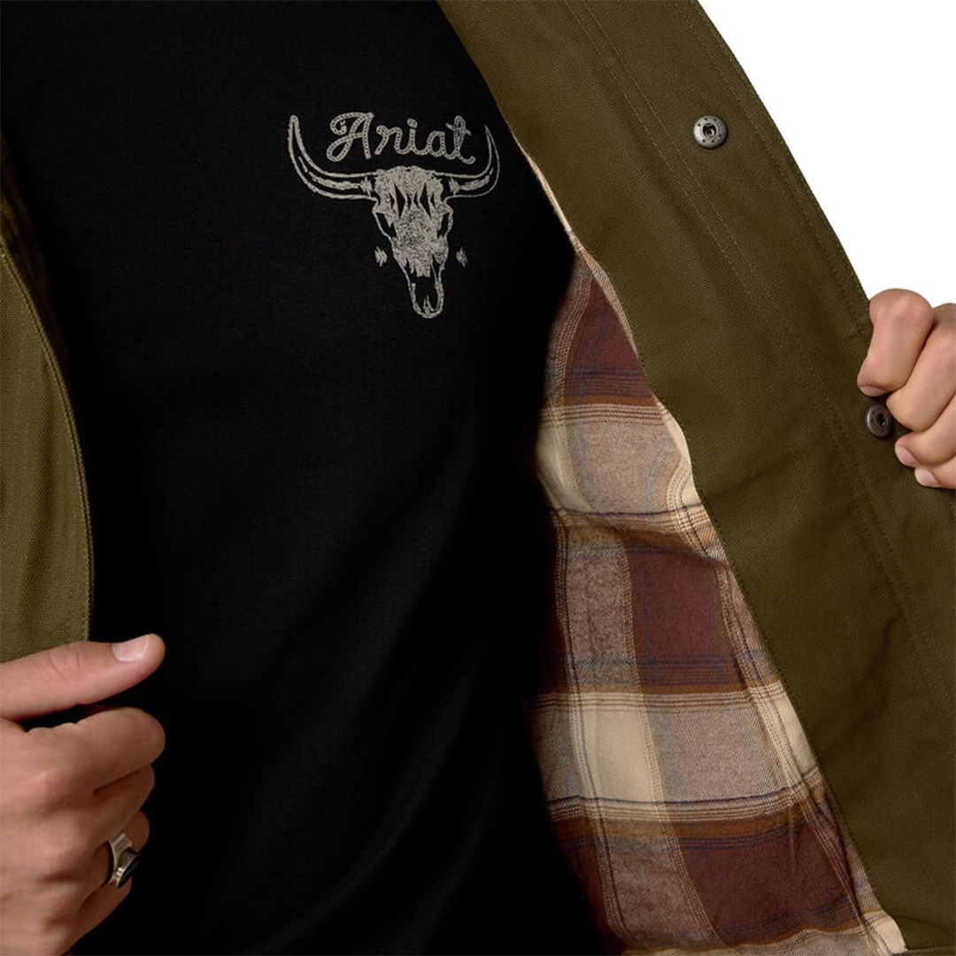 Sweat à capuche Ariat avec logo gaufré pour homme