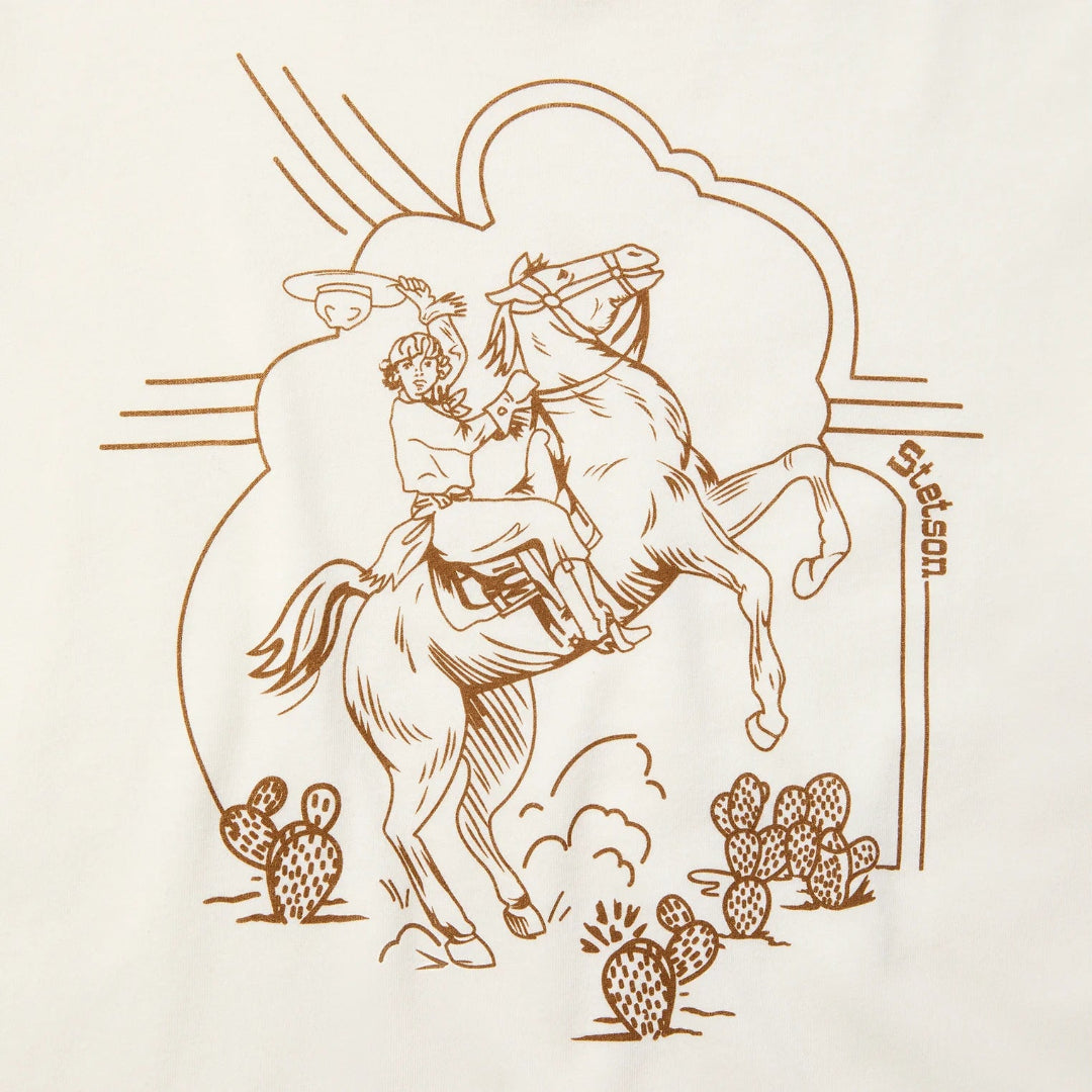 Stetson Women's Rearing Cowgirl Graphic T-Shirt
