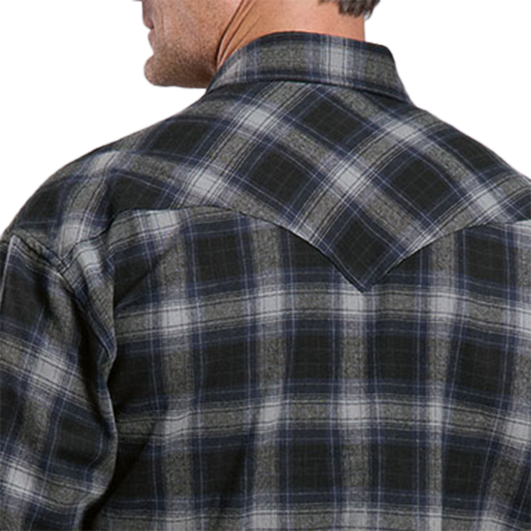 Stetson Men's Plaid Long Sleeve Snap Shirt