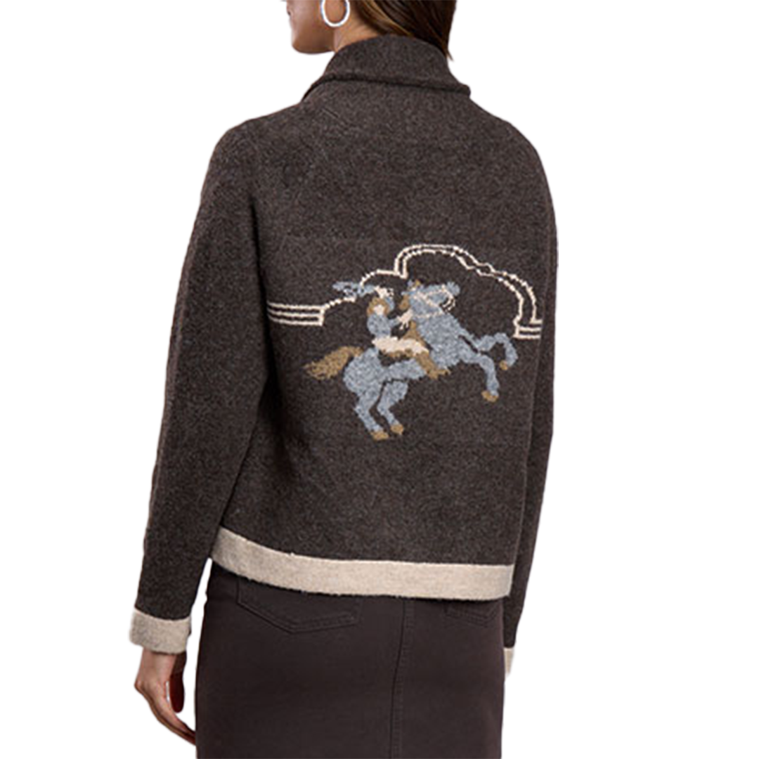 Stetson Women's Crop Rodeo Girl Cardigan Sweater