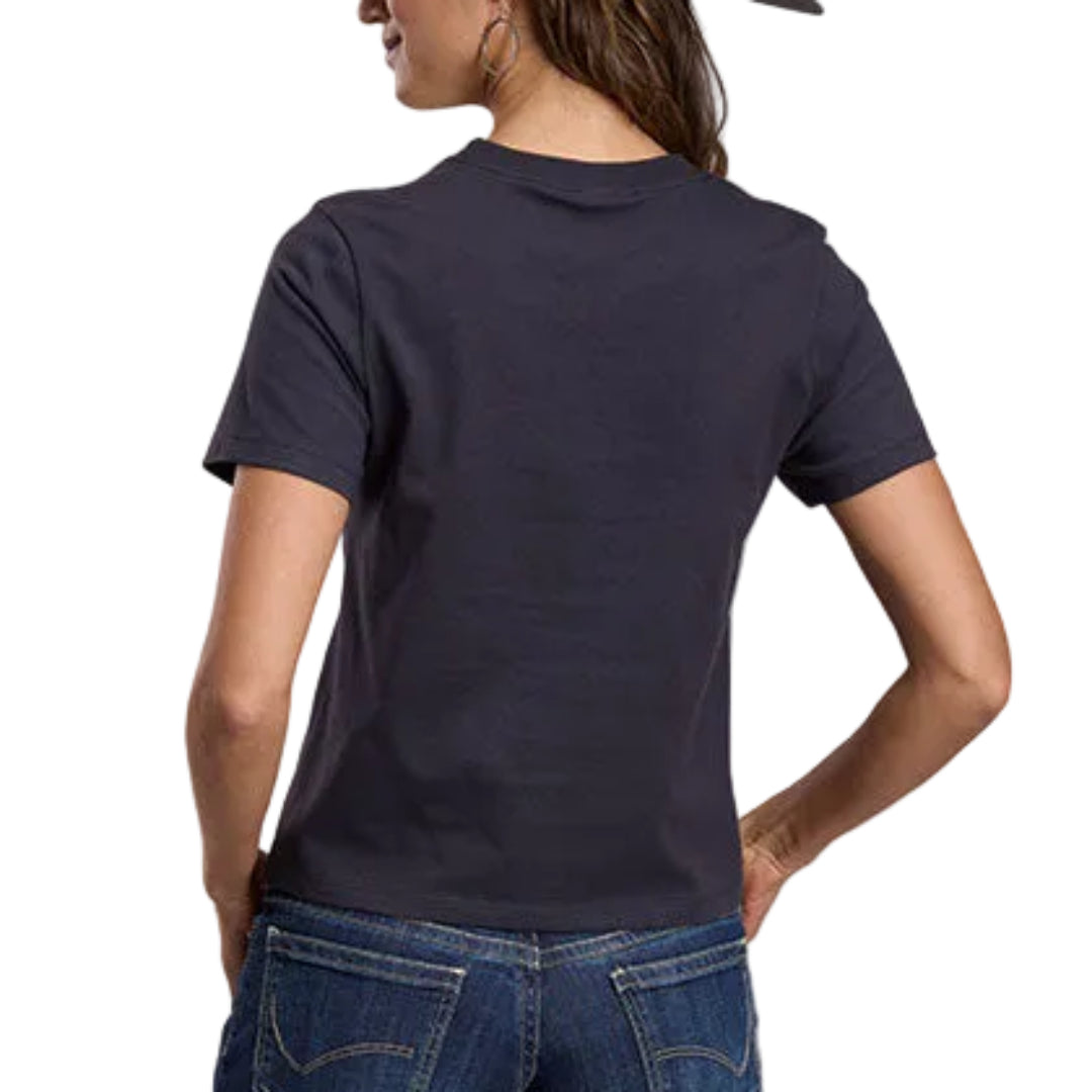 T-shirt sérigraphié scène de coucher de soleil Stetson pour femme