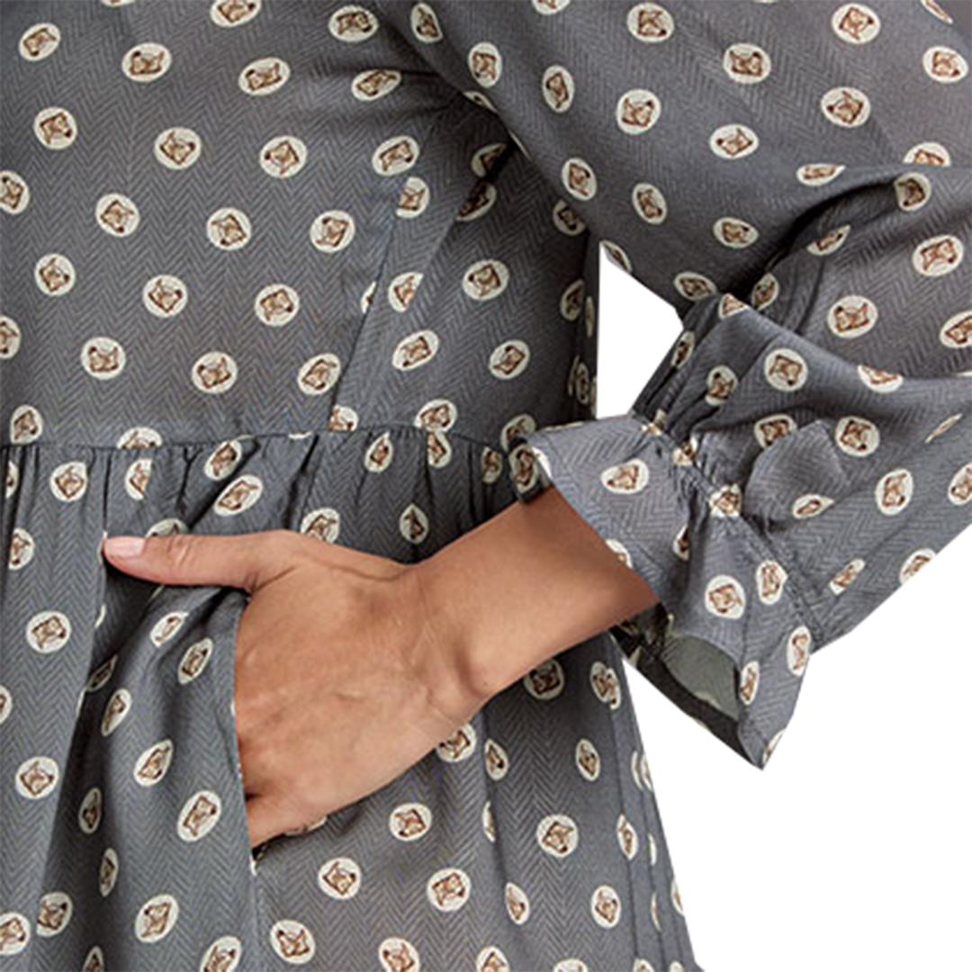 Robe imprimée Stetson pour femme