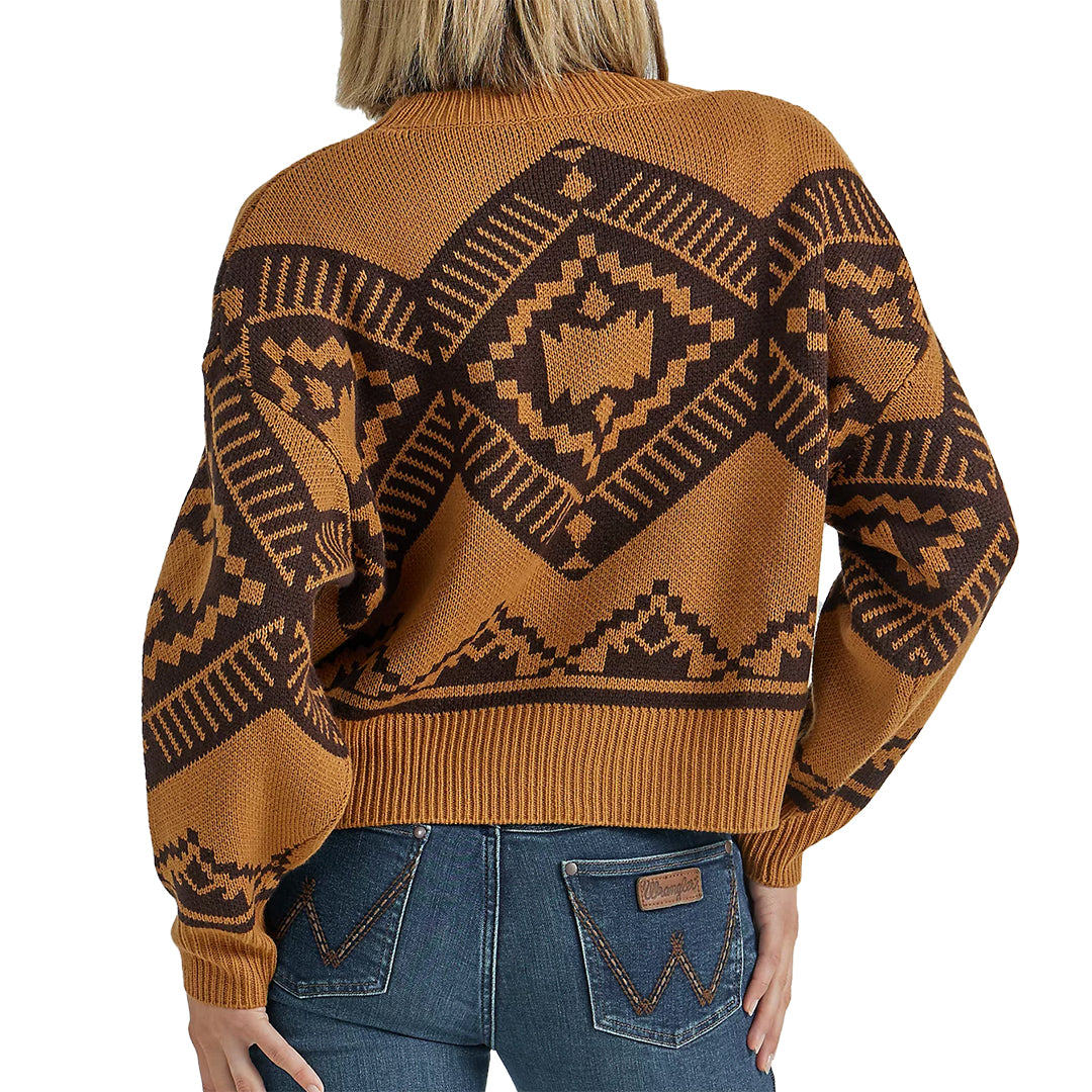 Wrangler Women's Retro Southwestern Pullover Sweater