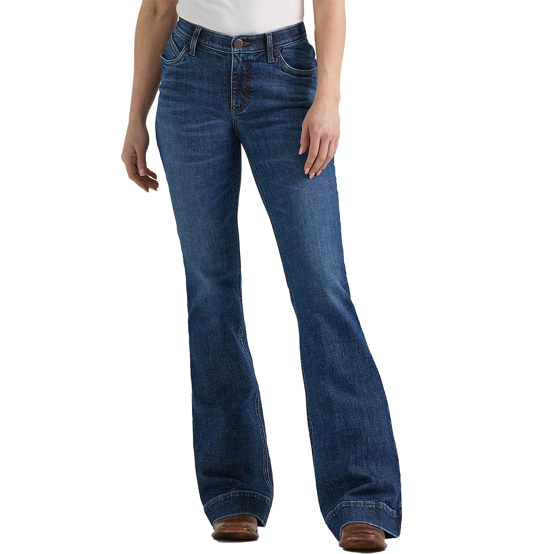 Wrangler Women's Ultimate Riding Willow Mid-Rise Trouser Jeans