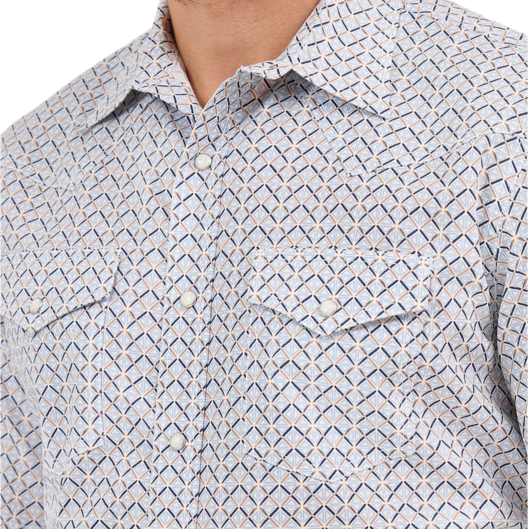 Chemise à manches courtes à boutons-pression Wrangler 20X Competition Advanced Comfort pour homme
