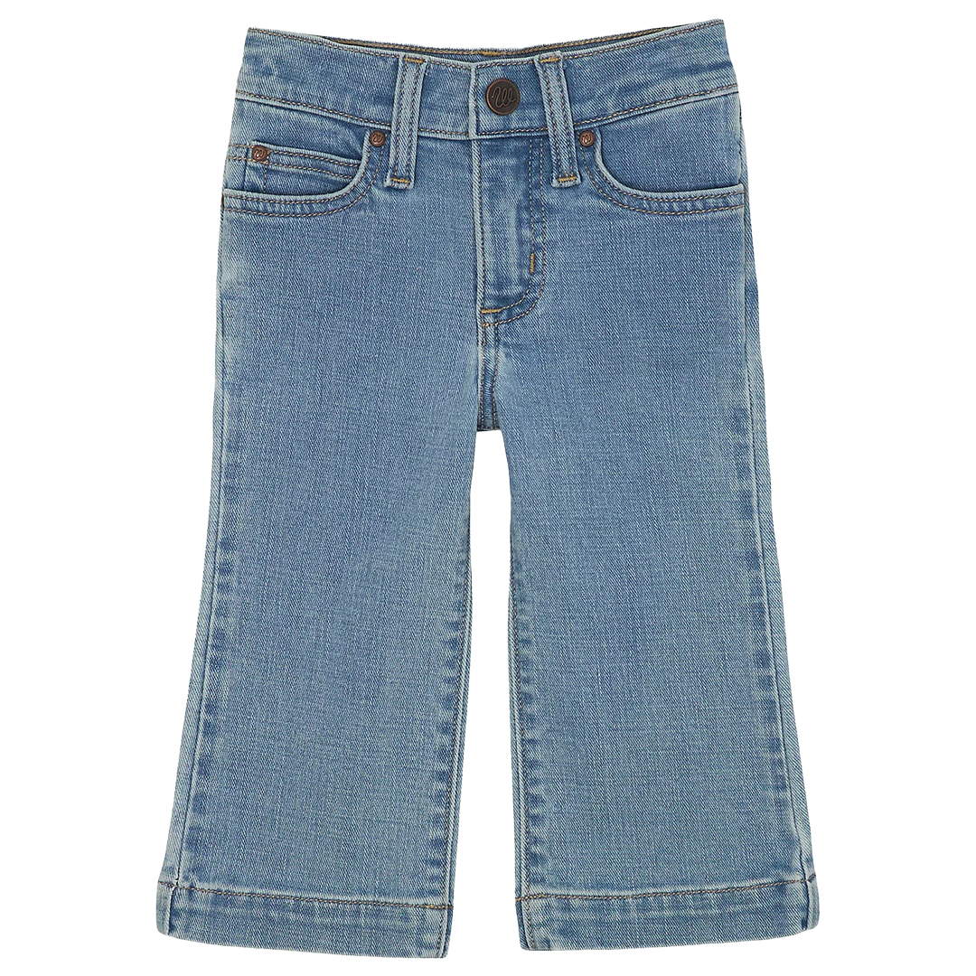 Wrangler Girls' Wide Leg Trouser Jeans