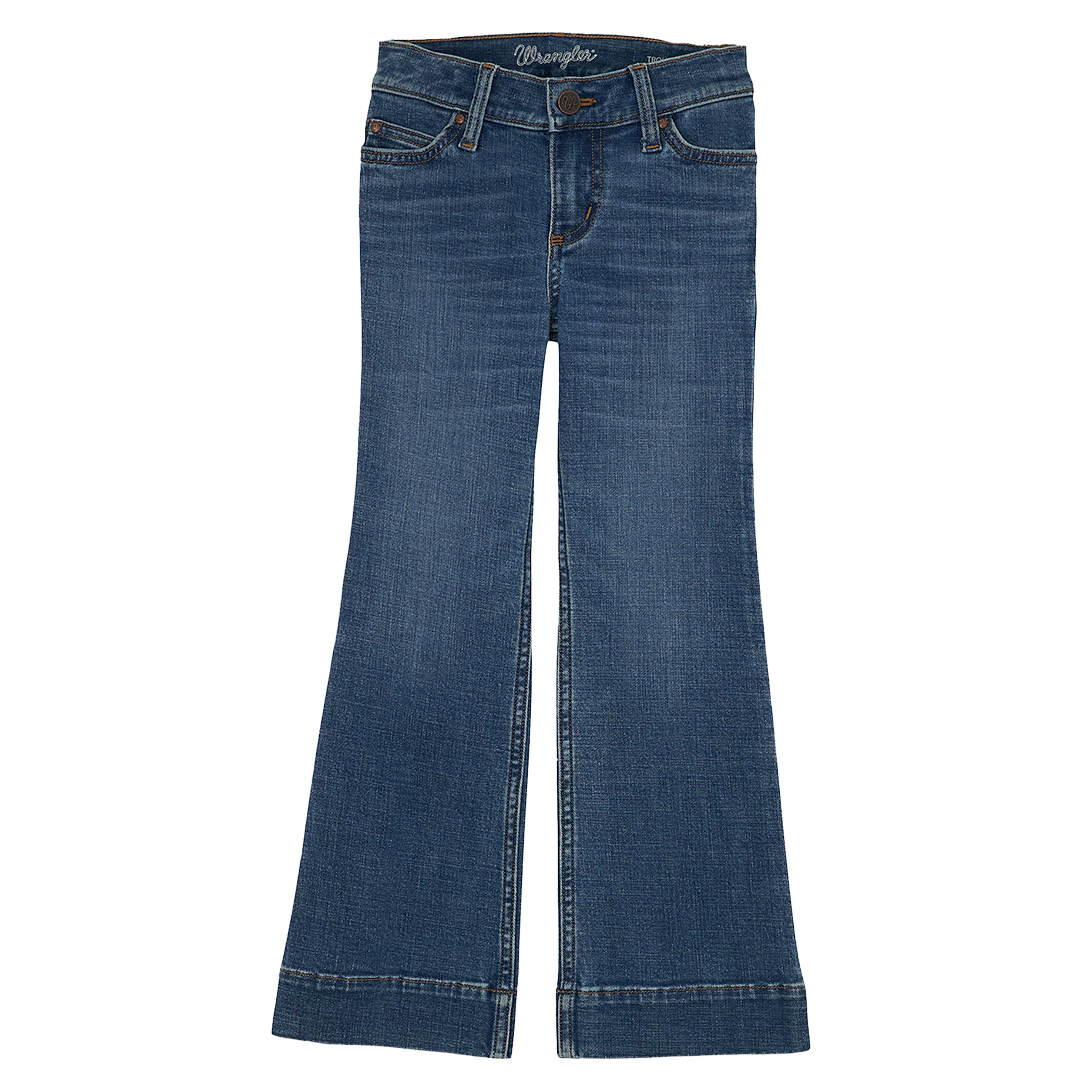 Jeans pantalon rétro Wrangler pour filles