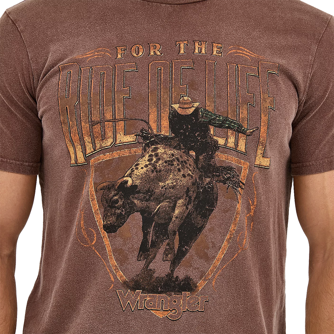 Wrangler Men's For the Ride of Life Graphic T-Shirt