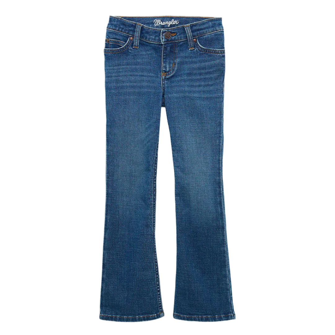 Jean bootcut rétro coupe slim Wrangler pour fille
