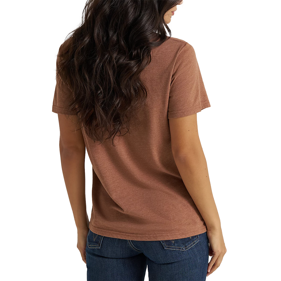 T-shirt Wrangler pour femme avec logo brodé