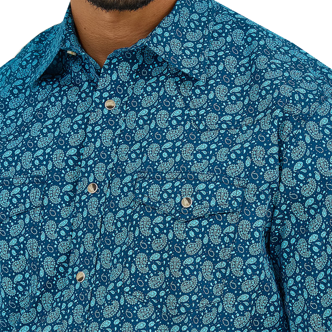 Wrangler Men's 20X Competition Advanced Comfort Long Sleeve Snap Shirt