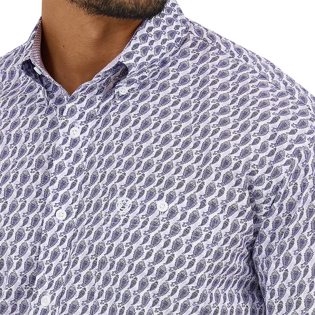 Chemise à manches longues boutonnée Wrangler George Strait pour homme
