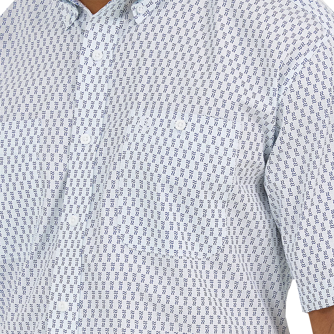 Chemise boutonnée à manches courtes George Strait Wrangler pour homme