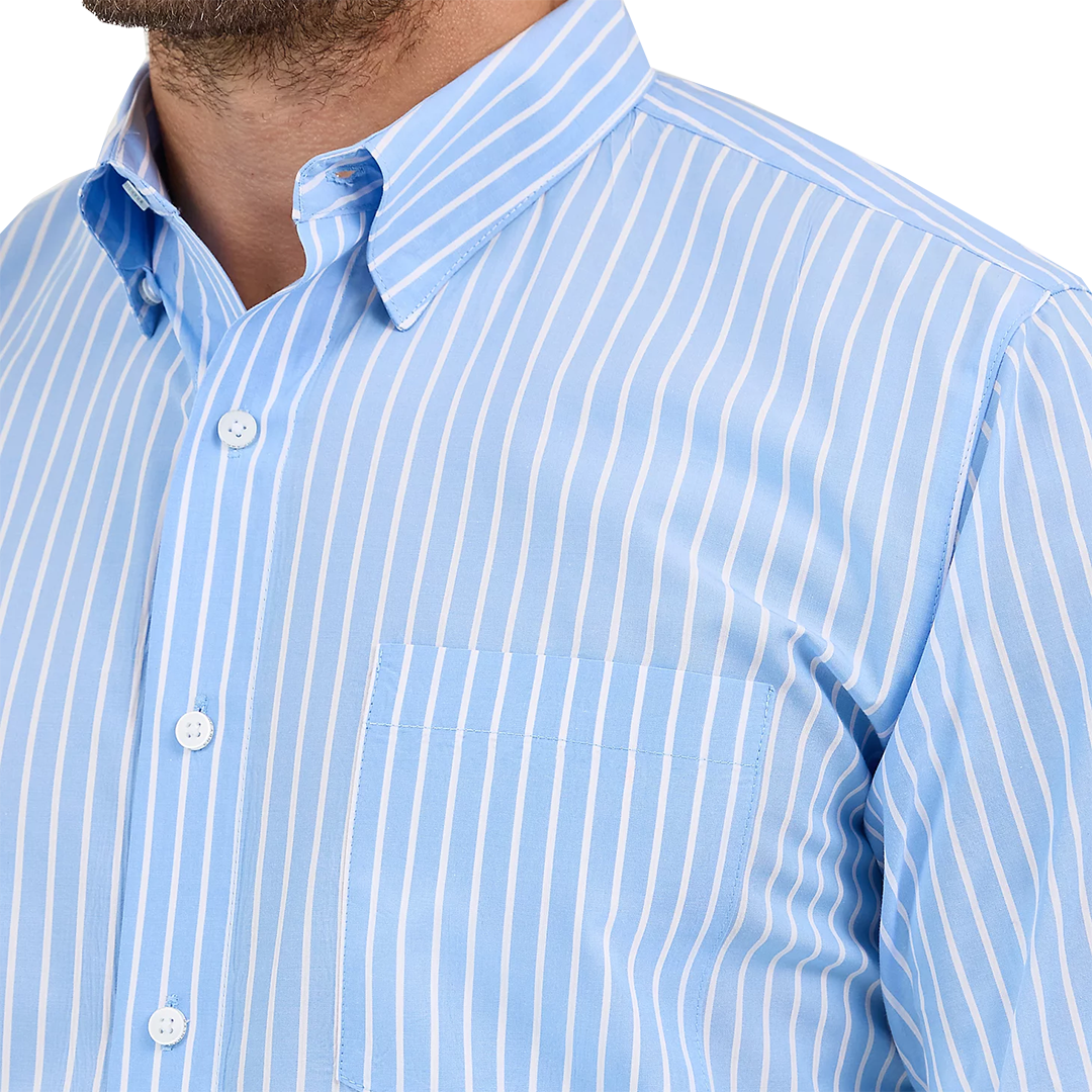 Wrangler Men's Cody Johnson Stripes Long Sleeve Button Shirt