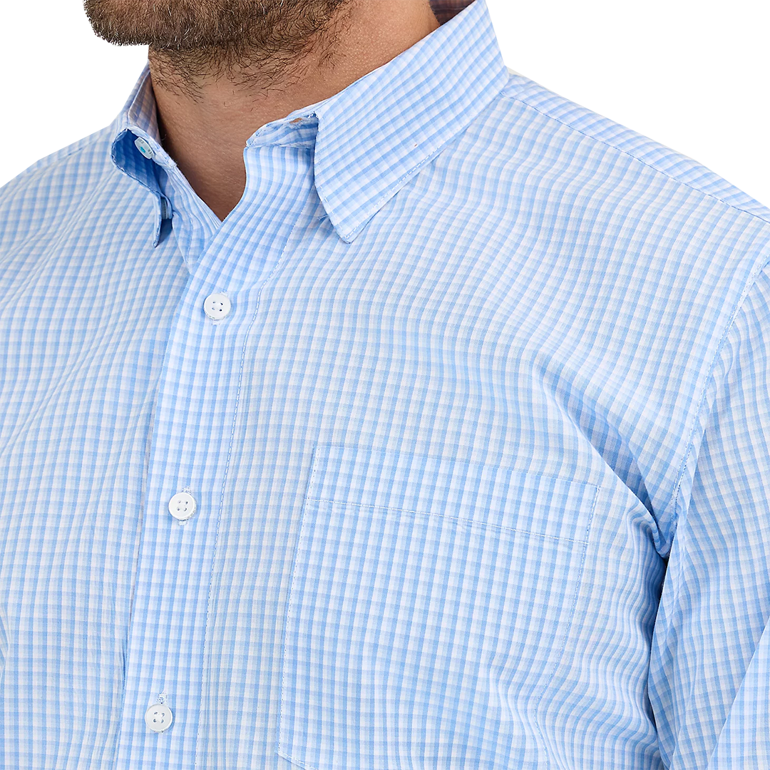 Wrangler Men's Cody Johnson Plaid Long Sleeve Button Shirt