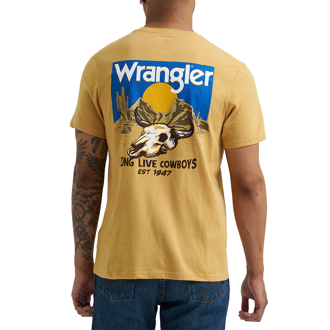 T-shirt Wrangler à motif imprimé au dos pour homme